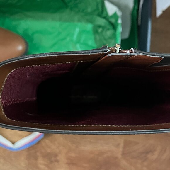 Tommy Hilfiger Xenon2 Tall Riding Brown Boots Natural Women's Size 8M - Picture 5 of 7